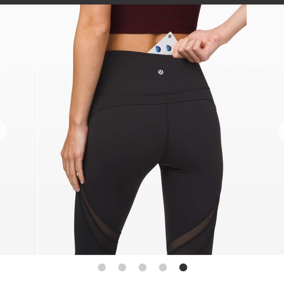 EUC Lululemon cropped leggings - Picture 2 of 6